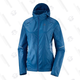 A good shell like the Salomon Agile Hoodie can protect you from the autumn breeze, but well-placed vents keep you from getting too hot inside.